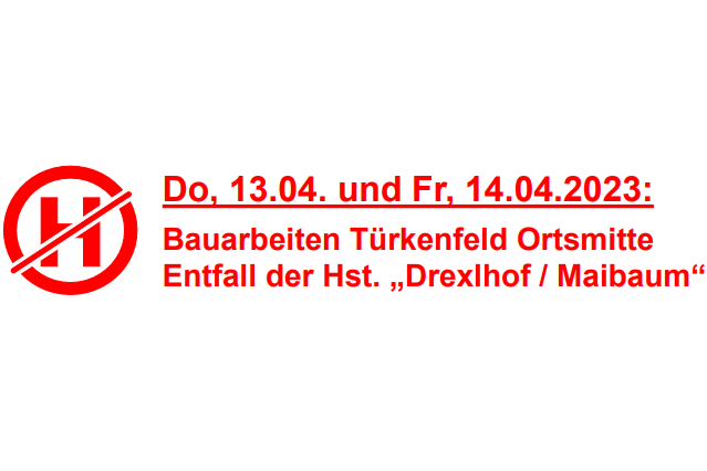 Baustelle Bahnhofsstraße